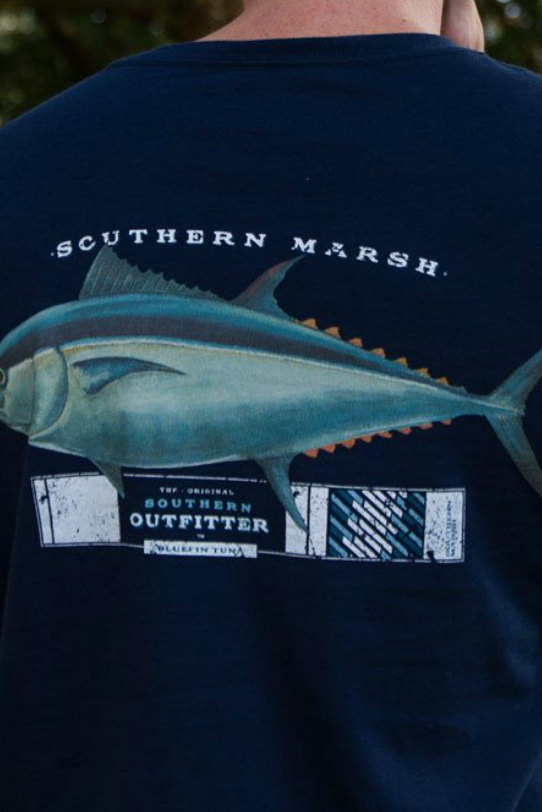 Southern Marsh: Tuna LS Tee, Navy