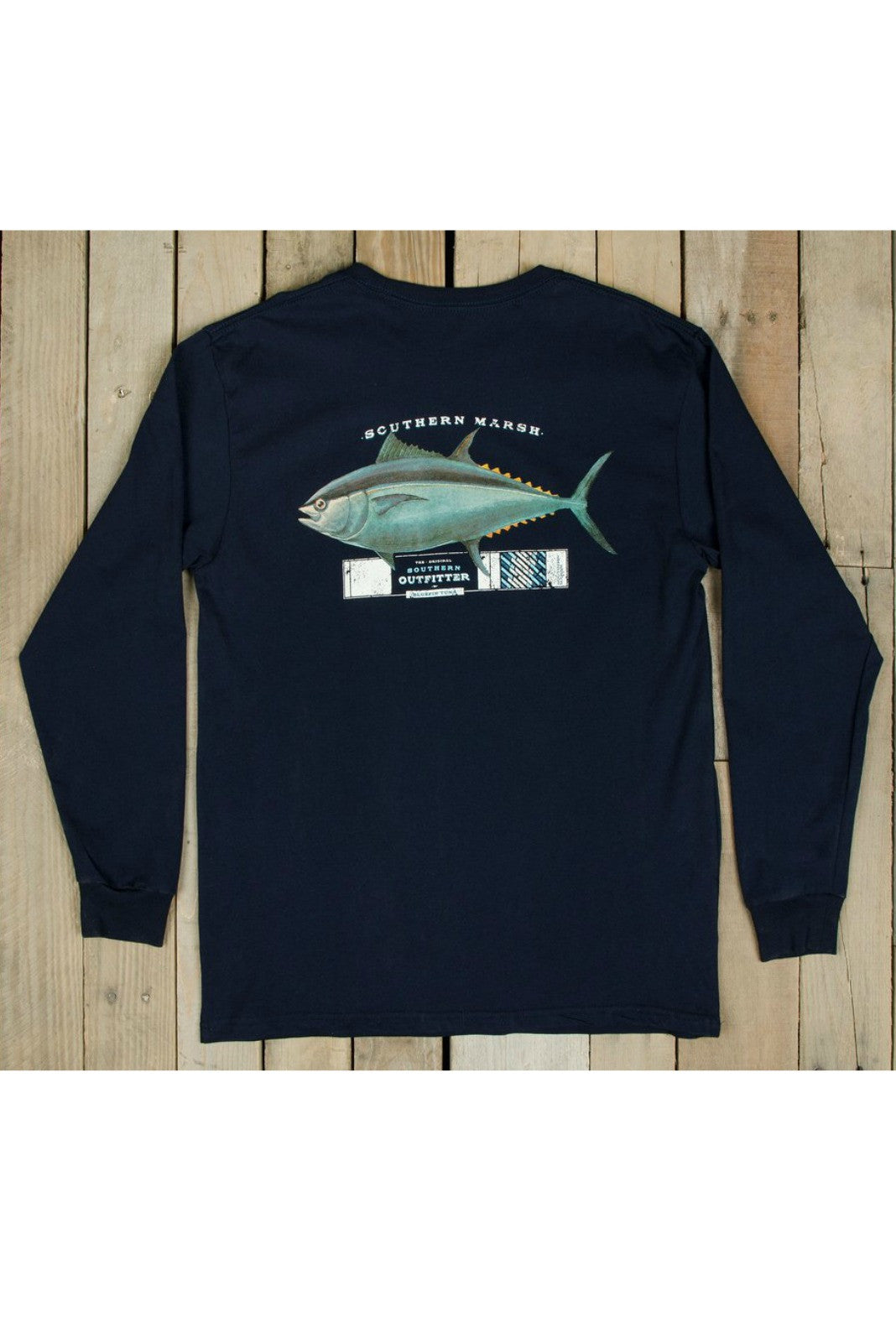 Southern Marsh: Tuna LS Tee, Navy