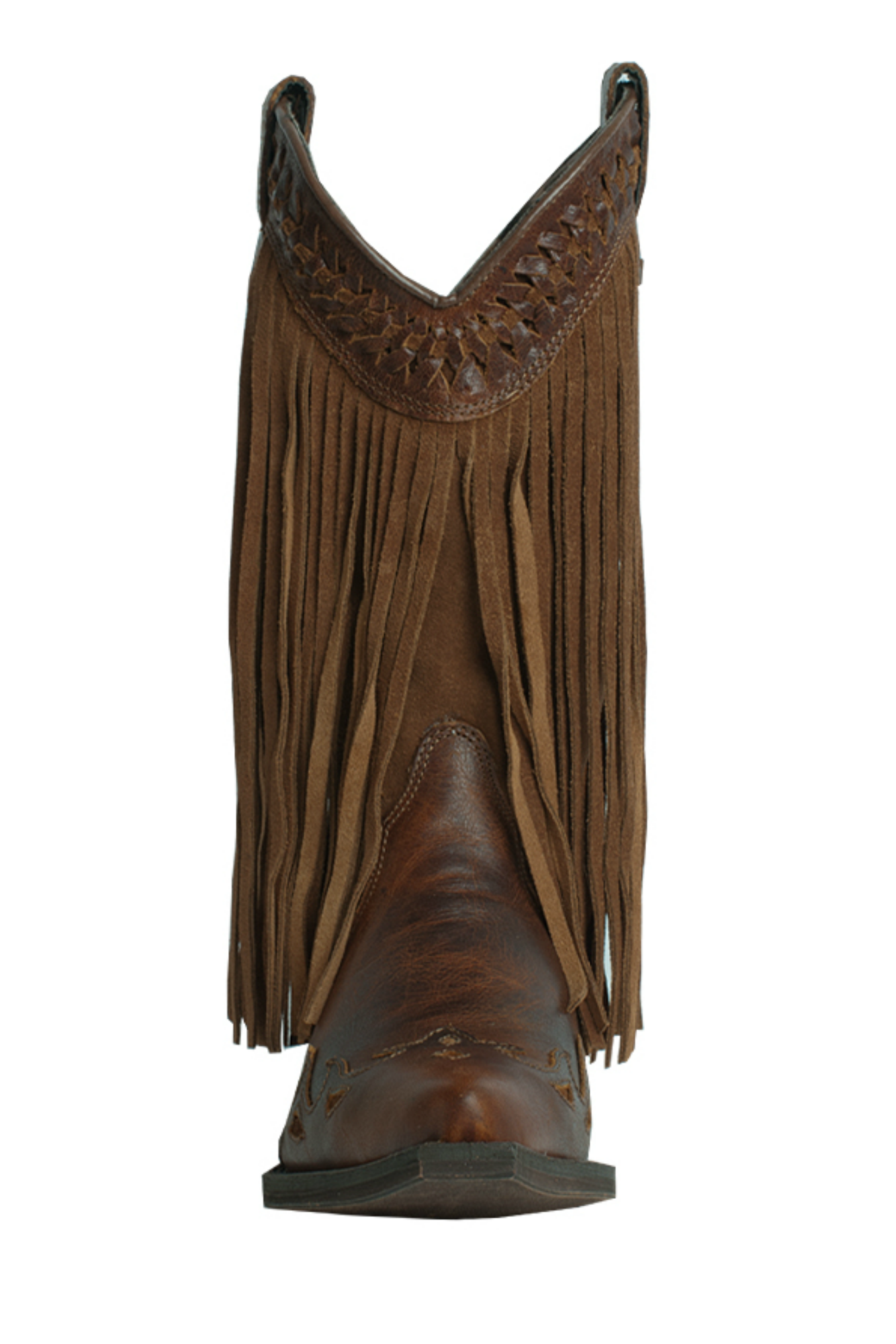Dingo: Fringe Boots, Brown
