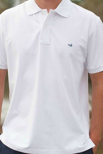 Southern Marsh: Keller Cut Polo, White