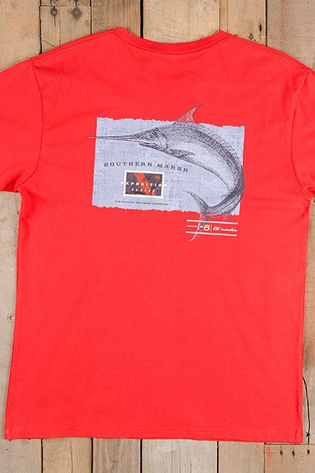 Southern Marsh: Marlin Tee, Red