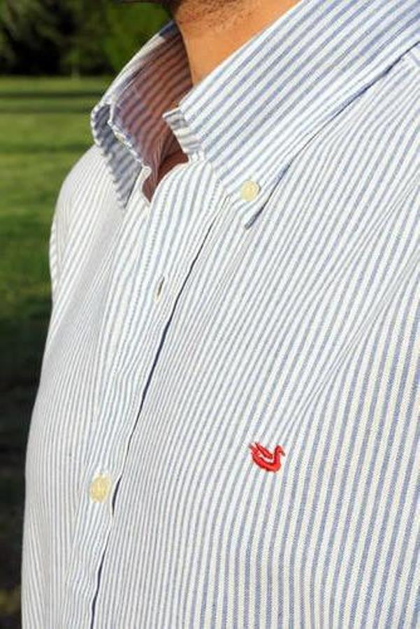 Southern Marsh Everett Dress Shirt Blue Seersucker / Medium Southern Marsh Everett Dress Shirt Blue Seersucker / Medium