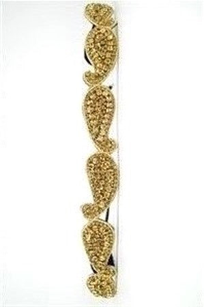 Pink Pewter: Angelina Headband, Gold