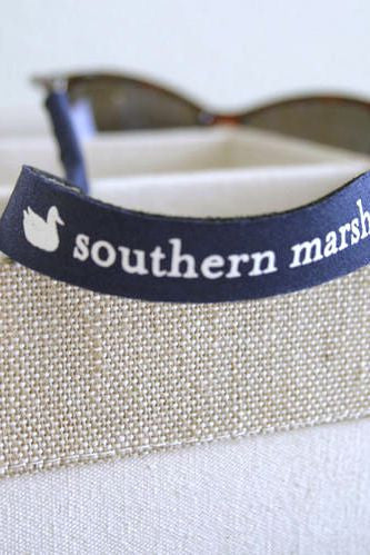 Southern Marsh: Solid Sunglass Strap, Navy