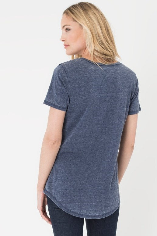 Z Supply: The Pocket Tee, Black Iris
