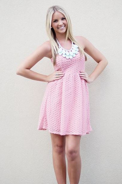 Whitney Dress, Pink