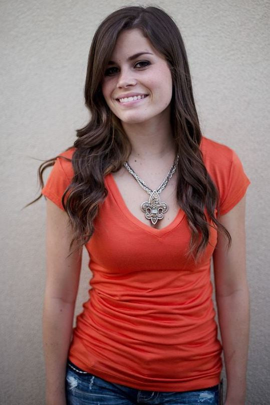 Karlie: Walker Top, Orange