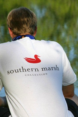 Southern Marsh: Authentic Tee, White