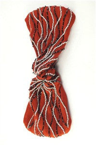 Pink Pewter: Tiana Headband, Red